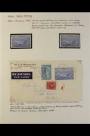 \Y SPECIAL DELIVERY\Y POSTAL HISTORY GROUP 1932 17c Ultramarine Labels With Circumflex Or Grave Accent On "EXPRES," SG S - Other & Unclassified