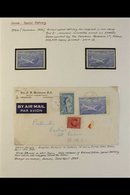 \Y SPECIAL DELIVERY\Y POSTAL HISTORY GROUP 1932 17c Ultramarine Labels With Circumflex Or Grave Accent On "EXPRES," SG S - Autres & Non Classés