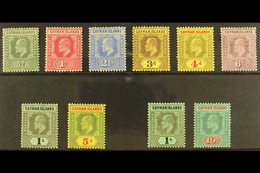 \Y 1907-09\Y Set Complete, Both Wmks, SG 25/34, Fine Mint (the 1s SG 33 With Toned Perf) 10 Stamps For More Images, Plea - Kaaiman Eilanden