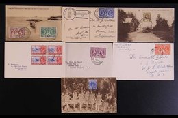 \Y 1930s COVERS AND CARDS\Y Selection Of Covers And Cards Including "Fairies At The Pool" Card Franked 1½d War Stamp, 19 - Caimán (Islas)