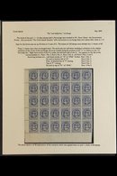 \Y 1899 ONE HALF PENNY SURCHARGE\Y Complete Bottom Right Half Pane Of 30 Stamps (margins To Left And Base) Showing The R - Cookeilanden