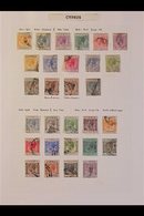 \Y 1912-1935 USED COLLECTION\Y On Leaves, ALL DIFFERENT, Includes 1912-15 Set To 18pi Incl Both 9pi Shades, 1921-23 Set  - Andere & Zonder Classificatie