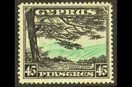 \Y 1934\Y 45pi Green And Black "Forest Scene", SG 143, Never Hinged Mint. For More Images, Please Visit Http://www.sanda - Autres & Non Classés