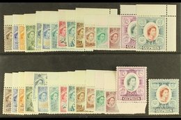 \Y 1955-61 DEFINITIVE SETS\Y 1955-60 And 1960-61 Both Definitive Sets Complete, SG 173/202, Never Hinged Mint. (30 Stamp - Other & Unclassified