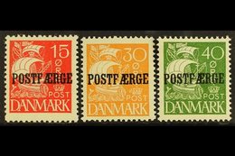 \Y PARCEL POST\Y 1927-30 Caravel Solid Background "Postfaerge" Overprints Complete Set (SG P252/54, Michel 12/14, Facit  - Altri & Non Classificati