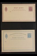 \Y 1877 - 1895 POSTAL STATIONERY COLLECTION\Y ALL DIFFERENT UNUSED CARDS & COVERS COLLECTION That Includes 1877 6c Viole - Dänisch-Westindien