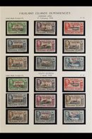 \Y 1944-1949 KGVI COMPLETE FINE MINT COLLECTION.\Y An Attractive, ALL DIFFERENT & Complete Collection Of This Reign, Inc - Falklandeilanden