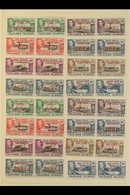 \Y 1944-45\Y "Graham Land", "South Georgia", "South Orkneys" & "South Shetlands" Overprints Complete Sets, SG A1/A8, B1/ - Falklandinseln