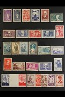 \Y 1936-1943 NEVER HINGED MINT COMMEMORATIVES\Y All Different Selection. Includes 1938 Intellectuals Fund Set, 1939 P.T. - Andere & Zonder Classificatie