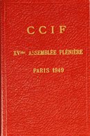 \Y 1949 PRESENTATION BOOK.\Y Small Special Printed Stockbook For The Delegates Of The 15th Assembly Of The CCIF (Interna - Autres & Non Classés