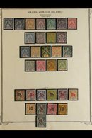 \Y GRAND COMORO ISLANDS\Y 1897-1907 COMPLETE COLLECTION, Yv 1/29, 1897 & 1900 Peace & Commerce Sets Plus 1912 Surcharged - Other & Unclassified