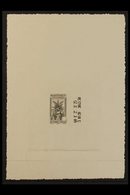 \Y MARTINIQUE\Y 1933 POSTAGE DUE DIE PROOF. An Attractive Die Proof Of The "Fruits - Postage Due" Issue In Black On Whit - Altri & Non Classificati