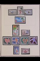 \Y NEW CALEDONIA\Y 1962-1985 ALL DIFFERENT NEVER HINGED MINT COLLECTION Presented On Album Pages. A Beautiful Postal Iss - Autres & Non Classés