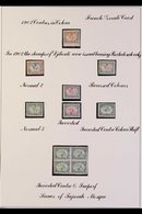 \Y SOMALI COAST\Y 1902-03 "CENTRES IN COLOUR" ISSUES Fine Mint Or Never Hinged Mint Collection Nicely Written Up On Page - Sonstige & Ohne Zuordnung