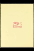 \Y TOGO\Y 1947 1fr20 And 25fr Postage Issues As Superb IMPERF SUNKEN DIE PROOFS Printed In Issued Colours On Card, As Yv - Sonstige & Ohne Zuordnung