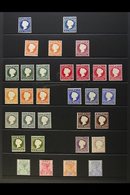 \Y 1874-1902 MINT QV SELECTION\Y A Most Useful Shaded Range Presented On A Stockpage. Includes 1874 6d Blue Unused, 1880 - Gambie (...-1964)