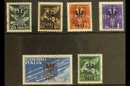 \Y LAIBACH (LJUBLJANA)\Y 1944 Air Winter Relief Fund Overprints Complete Set (Michel 39/44, SG 112/17), Very Fine Cds Us - Autres & Non Classés