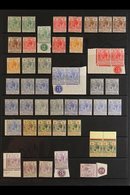 \Y 1921-36 MSCA WATERMARK ASSEMBLY.\Y A Most Interesting Mint Selection Presented On Stock Pages That Includes Definitiv - Grenada (...-1974)