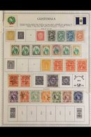 \Y 1871-1964 ALL DIFFERENT COLLECTION\Y A Mint Or Used Collection On Album Pages Which Includes 1871 20c Mint, 1875 "Lib - Guatemala