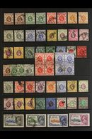 \Y 1912-36 ALL DIFFERENT USED COLLECTION.\Y An All Different Used Collection With Many Listed Shades, Presented On A Sto - Autres & Non Classés