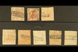 \Y NAPLES\Y 2g & 5g Shades Group, SG 3, 3A, 4A, Good To Fine Used (8 Stamps). For More Images, Please Visit Http://www.s - Zonder Classificatie