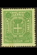 \Y 1863\Y 15c Yellow Green, Sparre Essay, Perf 13½, CEI S7m/l, Small Grease Spot At Foot. Scarce. For More Images, Pleas - Non Classés