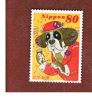 GIAPPONE (JAPAN) - SG 3098  -    2003  GREETINGS STAMPS: COMICS (DOG)  - USED° - Usati