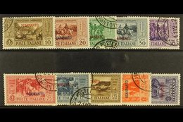 \Y DODECANESE ISLANDS\Y SCARPANTO 1932 Garibaldi Set, SG 89/98, Sassone S.78, Very Fine Used (10). For More Images, Plea - Other & Unclassified