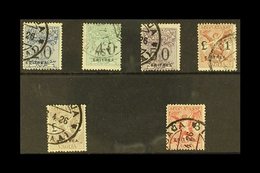 \Y ERITREA\Y MONEY ORDER STAMPS 1924 "Segnatasse Vaglia" Complete Set, Sassone S. 63, Fine Used. (6 Stamps) For More Ima - Andere & Zonder Classificatie