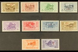 \Y RODI\Y 1932 Garibaldi "RODI" Overprints Complete Set (SG 89/98 J, Sassone 17/26), Fine Mint Some Are Never Hinged, Fr - Other & Unclassified