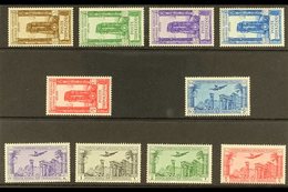 \Y TRIPOLITANIA\Y 1930-31 Colonial Agricultural Institute Overprints Complete Set Including Airs (Sassone 73/77 & A17/21 - Sonstige & Ohne Zuordnung