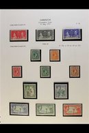 \Y 1937-52 KGVI FINE MINT COLLECTION\Y Complete For Basic KGVI Issues, 1938-52 Defins Perfs Of 5s & 10s Values, SG 118/1 - Jamaïque (...-1961)