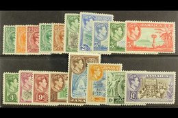 \Y 1938-52\Y Complete KGVI Definitive Set, SG 121/133a, Very Fine Mint. (18) For More Images, Please Visit Http://www.sa - Giamaica (...-1961)