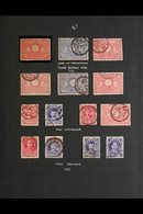 \Y 1894-1949 COMMEMORATIVE ISSUES.\Y An Attractive Comprehensive Mint & Used Collection On Leaves, Chiefly All Different - Sonstige & Ohne Zuordnung