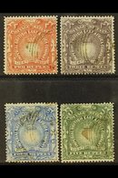 \Y 1890-95\Y 2r, 3r, 4r, And 5r "Light And Liberty" Top Values, SG16/19, Fine Used. (4 Stamps) For More Images, Please V - Vide