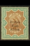 \Y 1895-96\Y 3r Brown And Green Of India Overprinted "British East Africa", SG 62, Very Fine Mint. For More Images, Plea - Vide