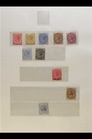 \Y 1882- 1945 MINT ONLY COLLECTION\Y Lovely Fresh Mint Collection In Mounts On Pages Including 1892 Vals To 50c, 1902 Ed - Straits Settlements