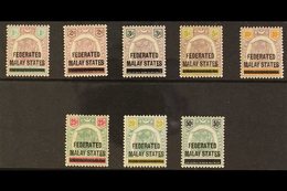 \Y FEDERATED STATES\Y 1900 1c - 50c Ovpts Complete On Stamps Of Negri Sembilan, SG 1/8, Very Fine Mint. ((8 Stamps) For  - Autres & Non Classés