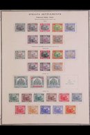 \Y FEDERATED STATES\Y 1900 - 1922 Mint Only Collection On Printed Album Pages With 1900  Wmk CA Set To 50c Complete, 190 - Other & Unclassified