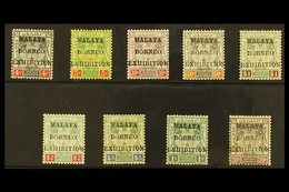 \Y KELANTAN\Y 1922 Malaya Borneo Exhibition Set Complete, SG 30/8, Fine To Very Fine Mint. (9 Stamps) For More Images, P - Sonstige & Ohne Zuordnung