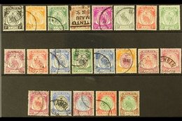 \Y NEGRI SEMBILAN\Y 1949-55 Definitives Complete Set, SG 42/62, Fine Used, (21 Stamps) For More Images, Please Visit Htt - Altri & Non Classificati