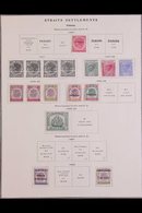 \Y PAHANG\Y 1890 - 1957 Superb Mint Only Collection On Printed Album Pages Including 1891 Set, 1895 Set, 1898 10c, 25c A - Autres & Non Classés