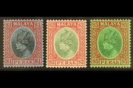 \Y PERAK\Y 1935 $1 - $5 Sultan High Values, SG 100/102, Very Fine Mint. (3 Stamps) For More Images, Please Visit Http:// - Other & Unclassified