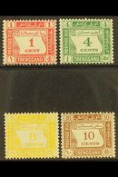 \Y TRENGGANU\Y POSTAGE DUE 1937 Complete Set, SG D1/4, Never Hinged Mint. (4 Stamps) For More Images, Please Visit Http: - Autres & Non Classés