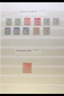 \Y 1885-1914 DELIGHTFUL MINT COLLECTION\Y With 1885-90 Set, Plus Some Shades Including 1d Rose; 1886 5s Rose; 1899-1901  - Malta (...-1964)