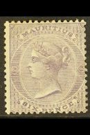 \Y 1863-72\Y 6d Dull Violet, Wmk Crown CC, Perf.14, SG 63, Mint, Part Original Gum, Cat.£425. For More Images, Please Vi - Mauritius (...-1967)