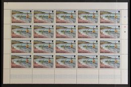 \Y 1986 TOURISM COMPLETE SHEETS.\Y Tourism Set, SG 710/13, SPECIMEN Overprinted Complete Sheets Of 40 Stamps. Never Hing - Montserrat