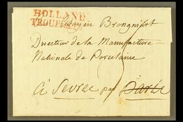 \Y 1795?\Y Batavian Republic Cover Addressed To The Director Of National Porcelain Production, Sevres With Fine Strike I - Andere & Zonder Classificatie