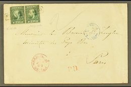 \Y 1869\Y Cover From 'Sgravenhage To Paris Addressed To Monsieur Le Baron De Zuylen, Minister Of The Low Countries, Fran - Autres & Non Classés