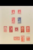 \Y 1929-45 HEALTH STAMPS\Y Includes 1929-30 Both Issues Mint, 1931 "Smiling Boy" Set Fine Mint, 1932 Mint, 1933 Used, 19 - Andere & Zonder Classificatie